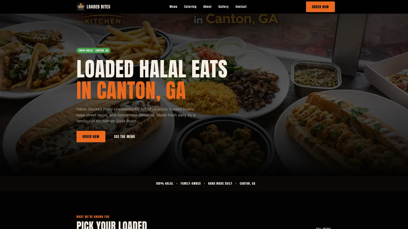 Loaded Bites website