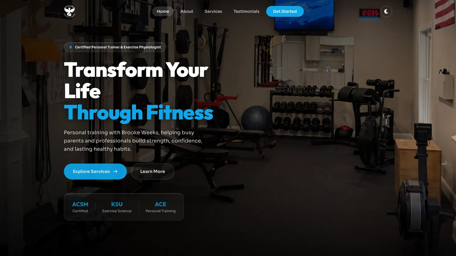 Fit4Lyfe website